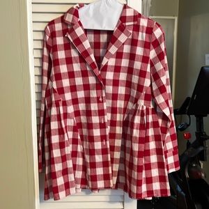 Fun fall peplum shirt